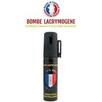 Bombe lacrymogène 25ml GAZ - aérosol spray lacrymo