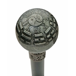 Canne épée 92cm de marche - design Yin et le Yang....