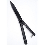 Balisong couteau papillon 22,2cm noir - ALBAINOX.