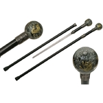 Canne épée 91,5cm de marche - design Dragon