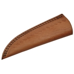 Poignard 24,5cm lame DAMAS - Couteau en bois déco laiton..