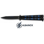 Balisong couteau papillon 22,3cm ALBAINOX - Design Ninja