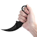 Couteau CS GO Counter Strike 18,7cm - noir blanc tactique.