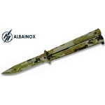 Balisong couteau papillon 22cm camouflage - ALBAINOX