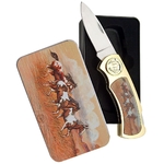 Coffret collector couteau pliant - Collection Cheval.
