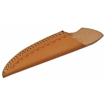 Poignard couteau 20,5cm lame DAMAS - Laiton, bois et os...