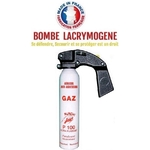 Extincteur bombe lacrymogène 300ml GAZ CS - aérosol lacrymo