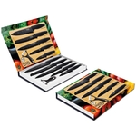 Coffret couteaux PRADEL couteau de cuisine table - Pierre noire.