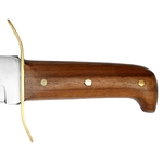 Grand poignard Léopard bowie 38cm couteau - Bois et laiton