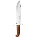 Grand poignard Léopard bowie 38cm couteau - Bois et laiton. - Copie