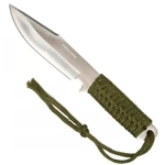 Couteau tactique 19cm paracorde poignard - vert..