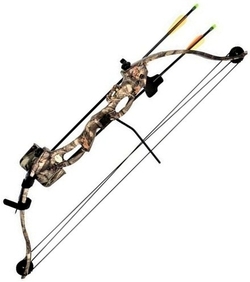 Carquois Alpine Archery SL2 - 5 Flèches, Réglable, Camouflage, Pour