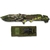 Couteau pliant camouflage militaire 22cm K25