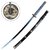 Katana dragon design 95cm bleu lame en acier