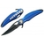 Couteau Aigle métal - Bleu BL8271