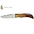 Couteau Laguiole chasse 21cm - teck et palissandre