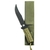 Couteau tactique 19cm militaire - full tang vert