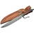 Grand poignard 42cm lame DAMAS - Couteau en bois