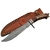 Grand poignard couteau 34cm DAMAS + garde-main