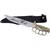 Poignard couteau BOWIE 38cm - Design Aigle en laiton
