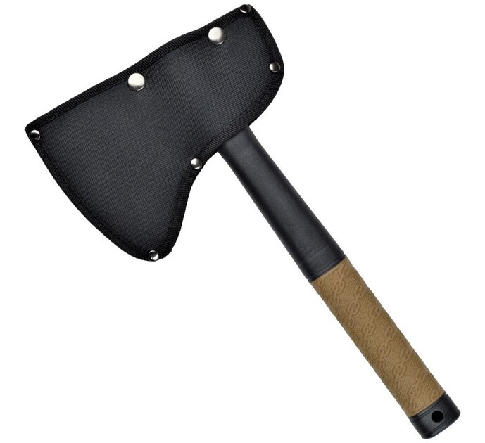 Hache Tactique Tomahawk En Acier Au Carbone - Fait Main Sur Mesure, Vintage - Neuf, Origine Pakistan