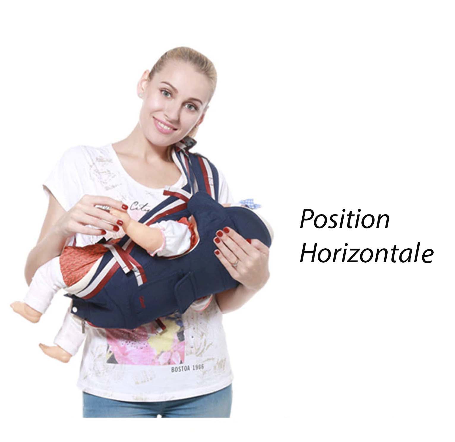 Porte-bébé Hanche écharpe De Portage Physiologique - Pour Bébés De 0 à 36 Mois (jusqu'à 20 Kg), Respirant
