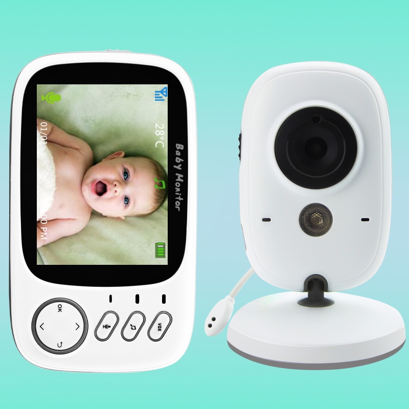 Babyphone sans fil avec vidéo et thermomètre