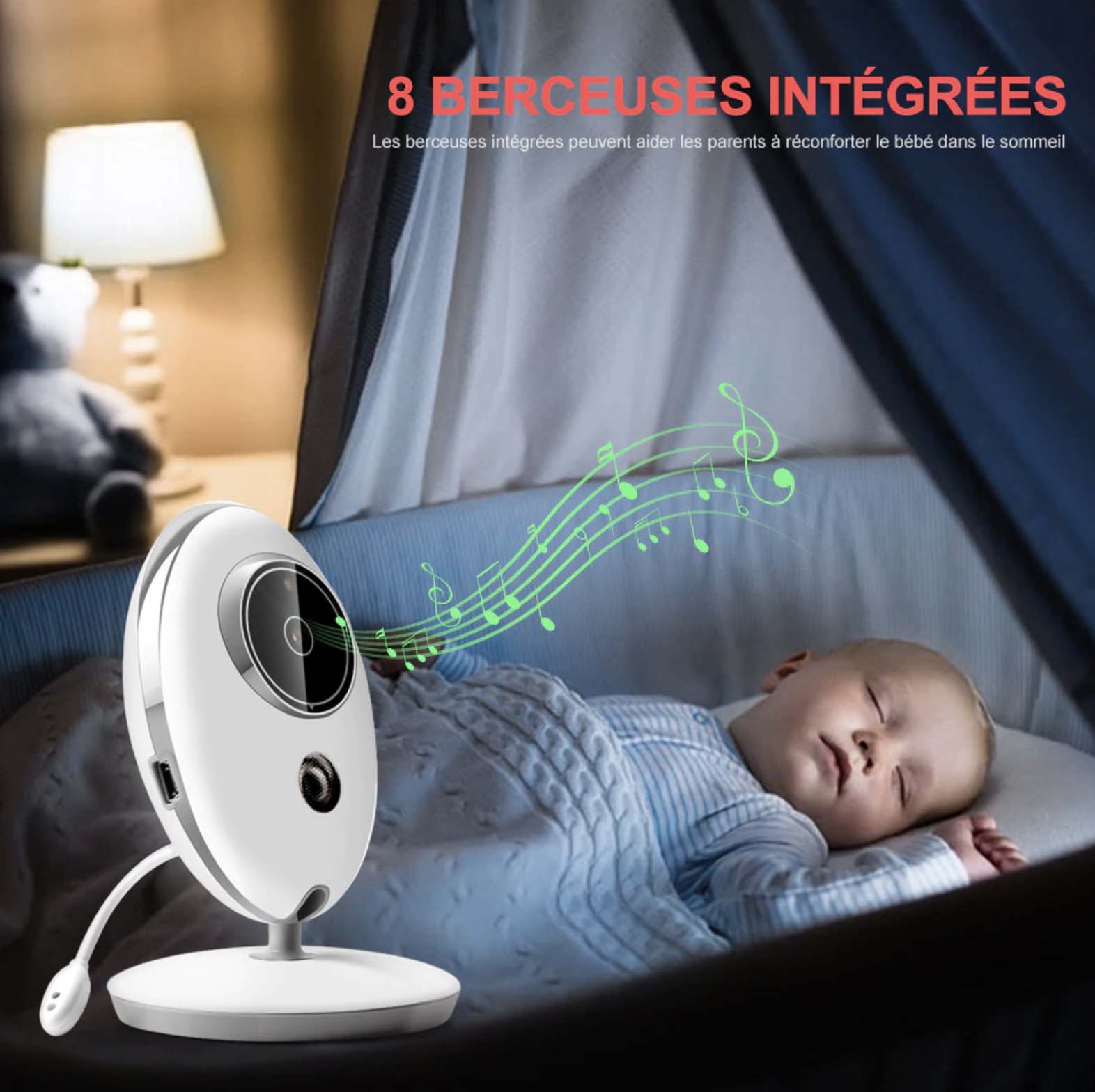 Support caméra lit bébé baby phone BoaVision