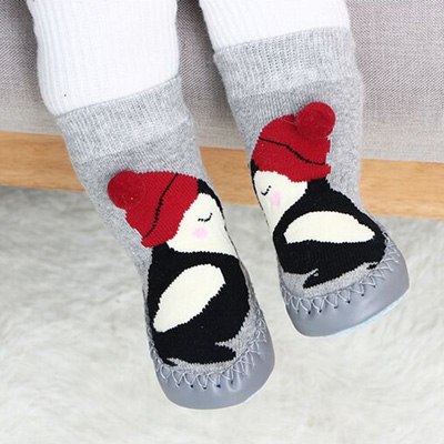 Enfant-Int-rieur-chaussures-minimalistes-Nouveau-N-B-b-Chaussettes-D-hiver-pais-Terry-Coton-B