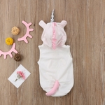 nouveau-né-bébé-fille-licorne-combinaison-pyjama-grenouillère-barboteuse-Costume