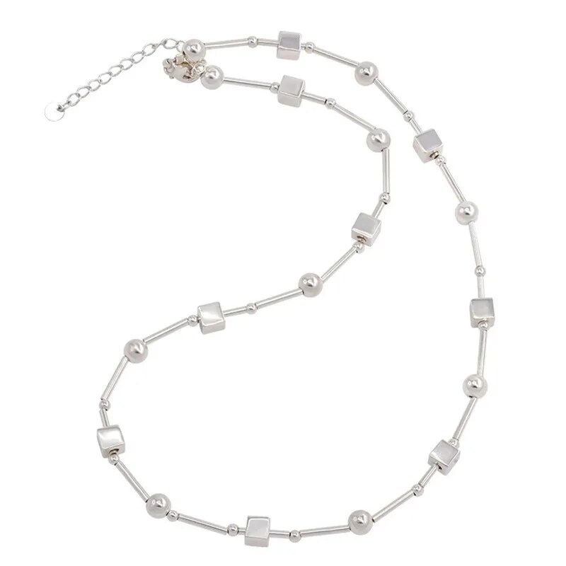 VENTFILLE-Collier-de-perles-g-om-triques-en-argent-regard-925-pour-femmes-et-filles-tour