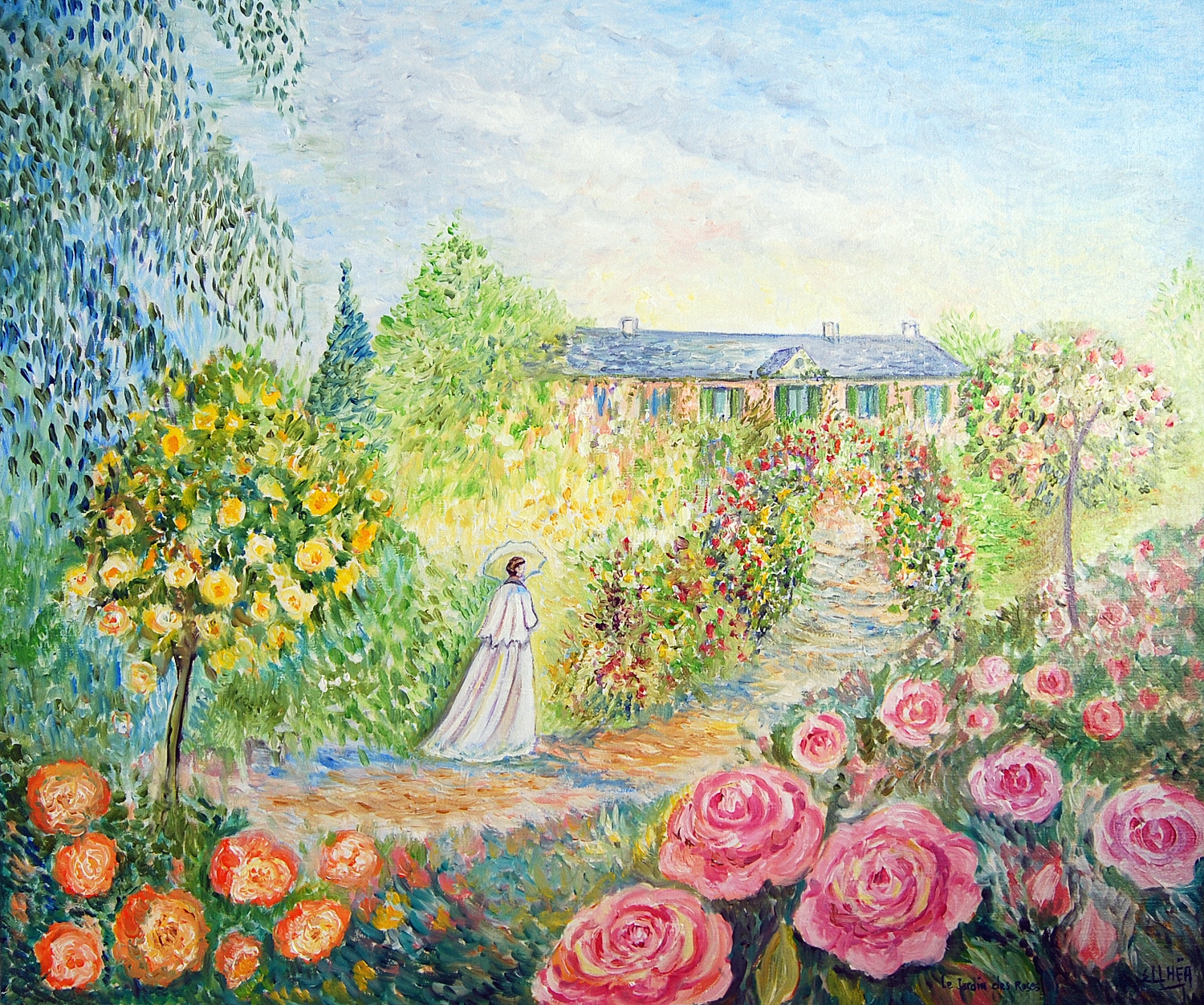 le jardin des roses1 pour 60 x 50 c8