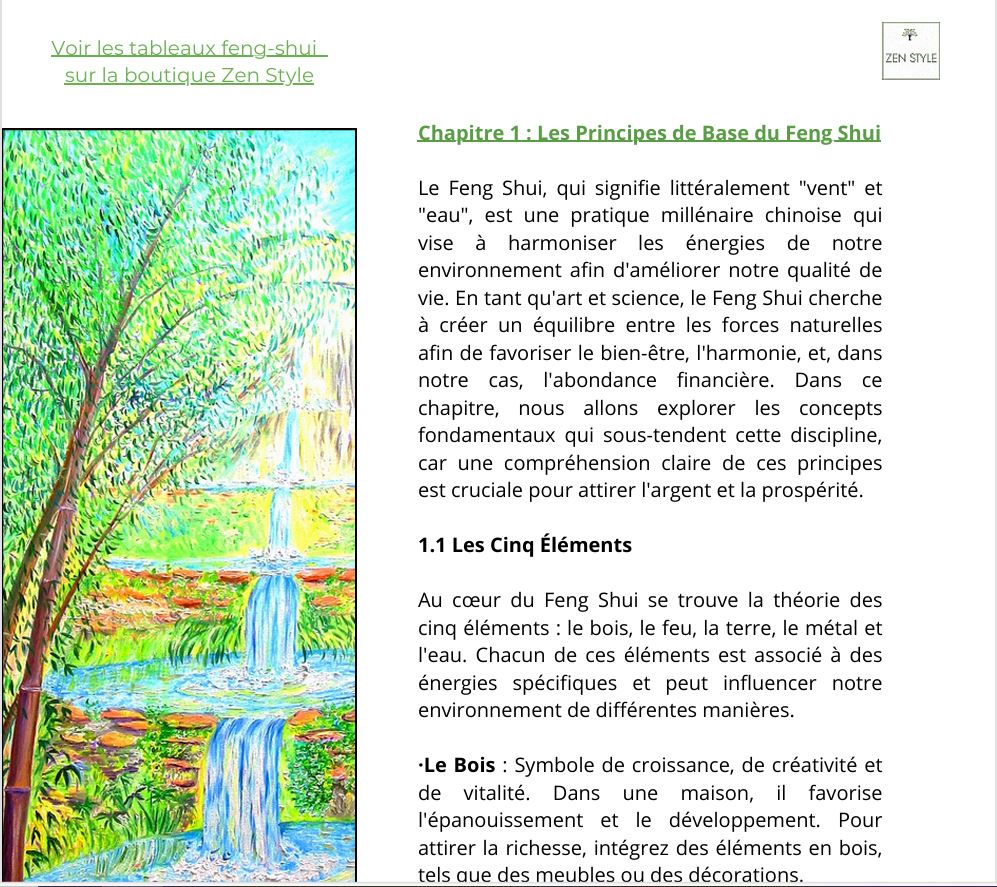 feng shui abondance principes de bases zenstyle.be