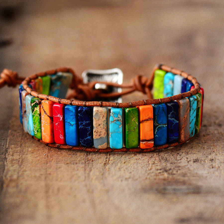 Chakra-Bracelet-en-pierres-multicolores-naturelles-équilibre-des-énergies-boutique-zen-style