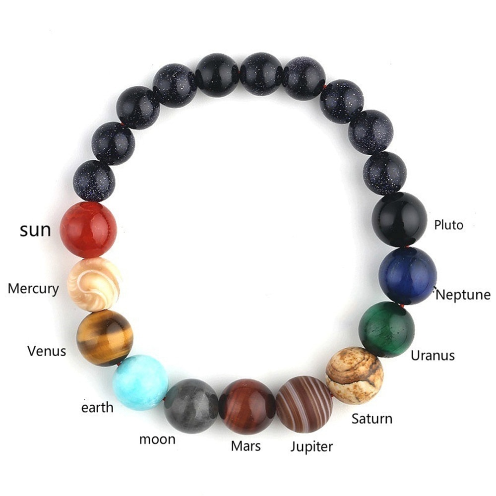 Bracelet pierre naturelle planètes solaires astrologie Boutique zen Style