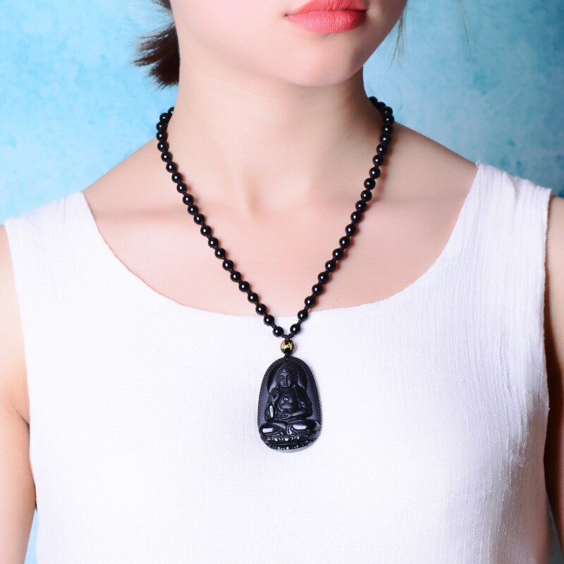 Collier-avec-amulette-avec-une-obsidienne-noire-pour-homme-et-femme-bijou-pendentif-porte-bonheur-avec
