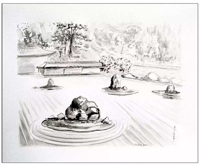 des dessins zen uniques pour une décoration zen originale boutique zen style