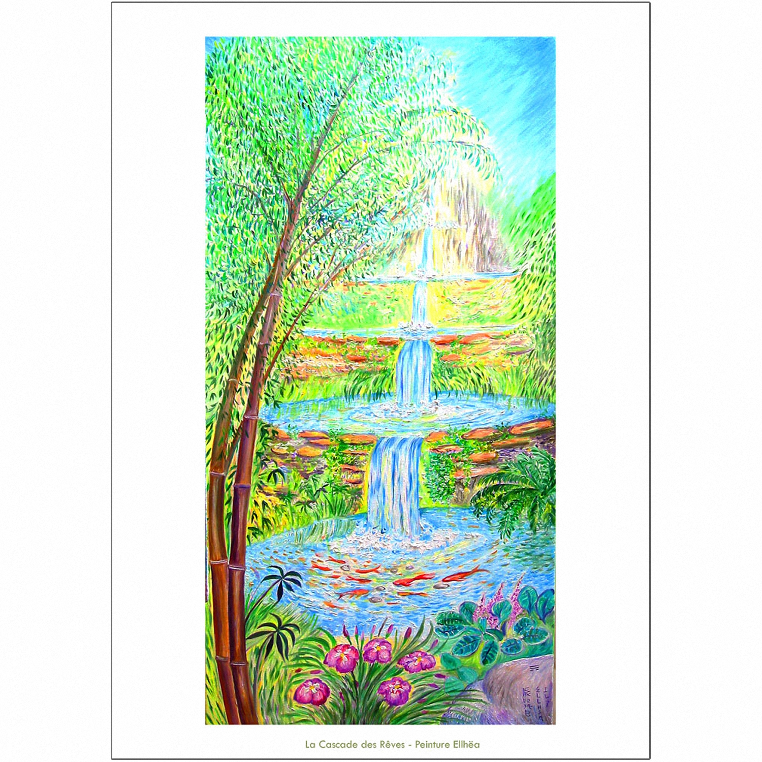 Poster zen cascade des rêves en vente sur la Boutique Zen Style