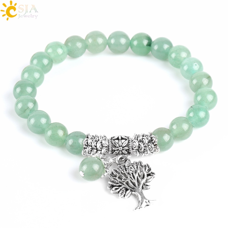 Bracelet pierre aventurine apaisante Boutique Zen Style