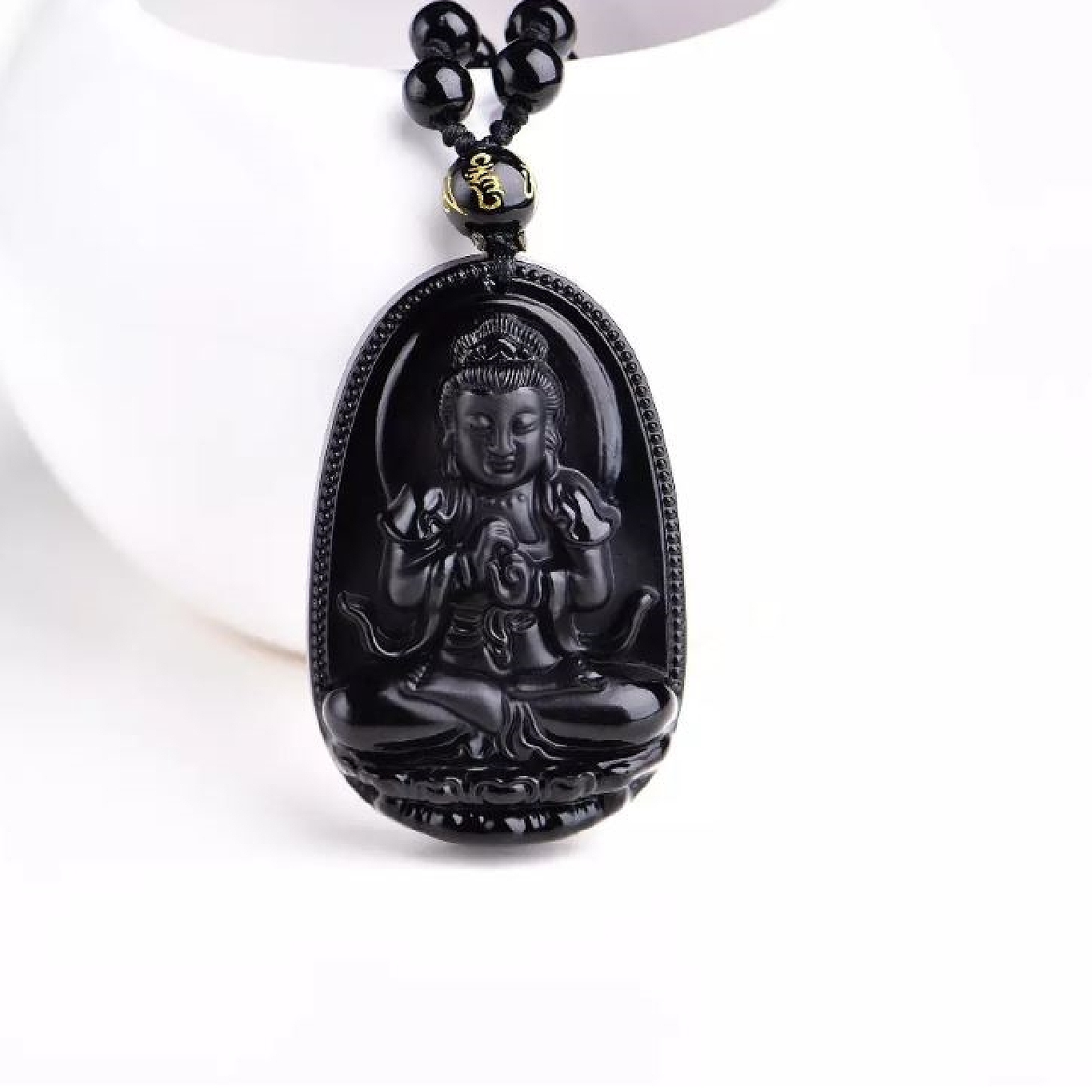 Bracelet de protection Bouddha en obsidienne Boutique Zen Style