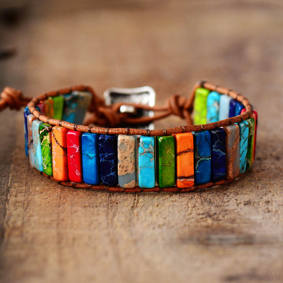 Bracelet 7 chakras multicolore et tendance Boutique Zen Style