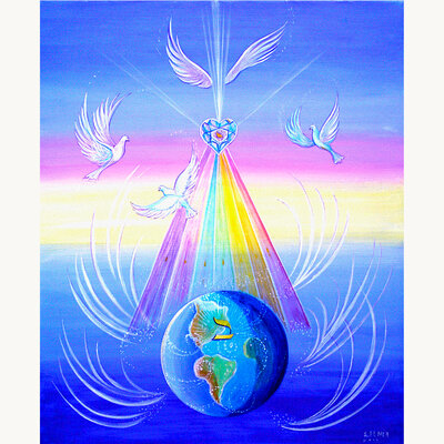 toile rerpoduction paix sur terre-ellhea