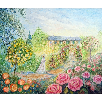 le jardin des roses1 pour 60 x 50 c8