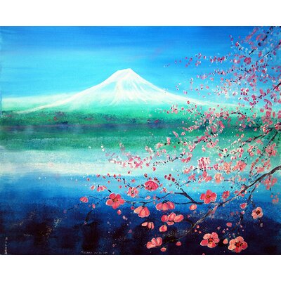 toile zen printemps lac ellhea