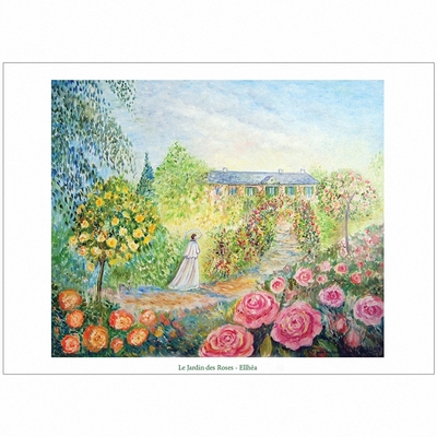poster jardin des roses - copyright ellhea c7