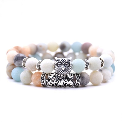 YIZIZAI-hibou-Bracelet-Bijoux-pierre-Bracelets-hommes-femmes-Pulseira-Masculina-Feminina-Bileklik-Pulseras-Mujer-Bijoux-ensemble