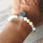 Bracelet-en-pierre-Amazonite-mate-avec-Chakra-Mala-Yoga-Bracelet-OM-Lotus-femmes-hommes-Bracelet-breloques