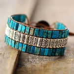 Handmade-Wrap-Bracelet-Turquoises-Antique-Metal-Beads-Weaving-Statement-Wristband-Bracelet-Teengirls-Jewelry-Gifts-for-Women