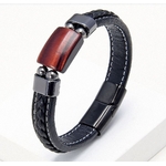 bracelet homme oeil tigre rouge c7