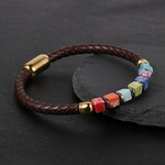 Bracelet-Cube-en-pierre-naturelle-pour-hommes-et-femmes-7-Chakras-Yoga-quilibre-cuir-v-ritable